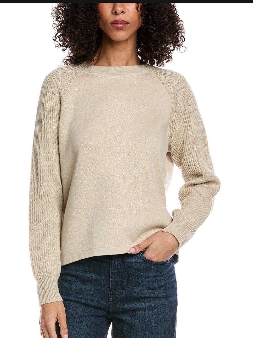NEW⭐️VINCE Ribbed Raglan Sweater $328